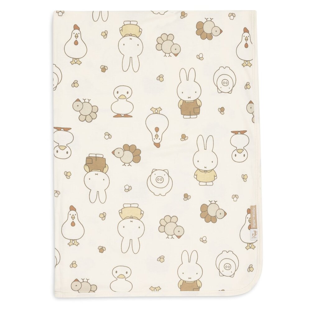 Deken Wieg Jersey 75x100cm Miffy Family Farm Deken Wieg Jersey 75x100cm Miffy Family Farm