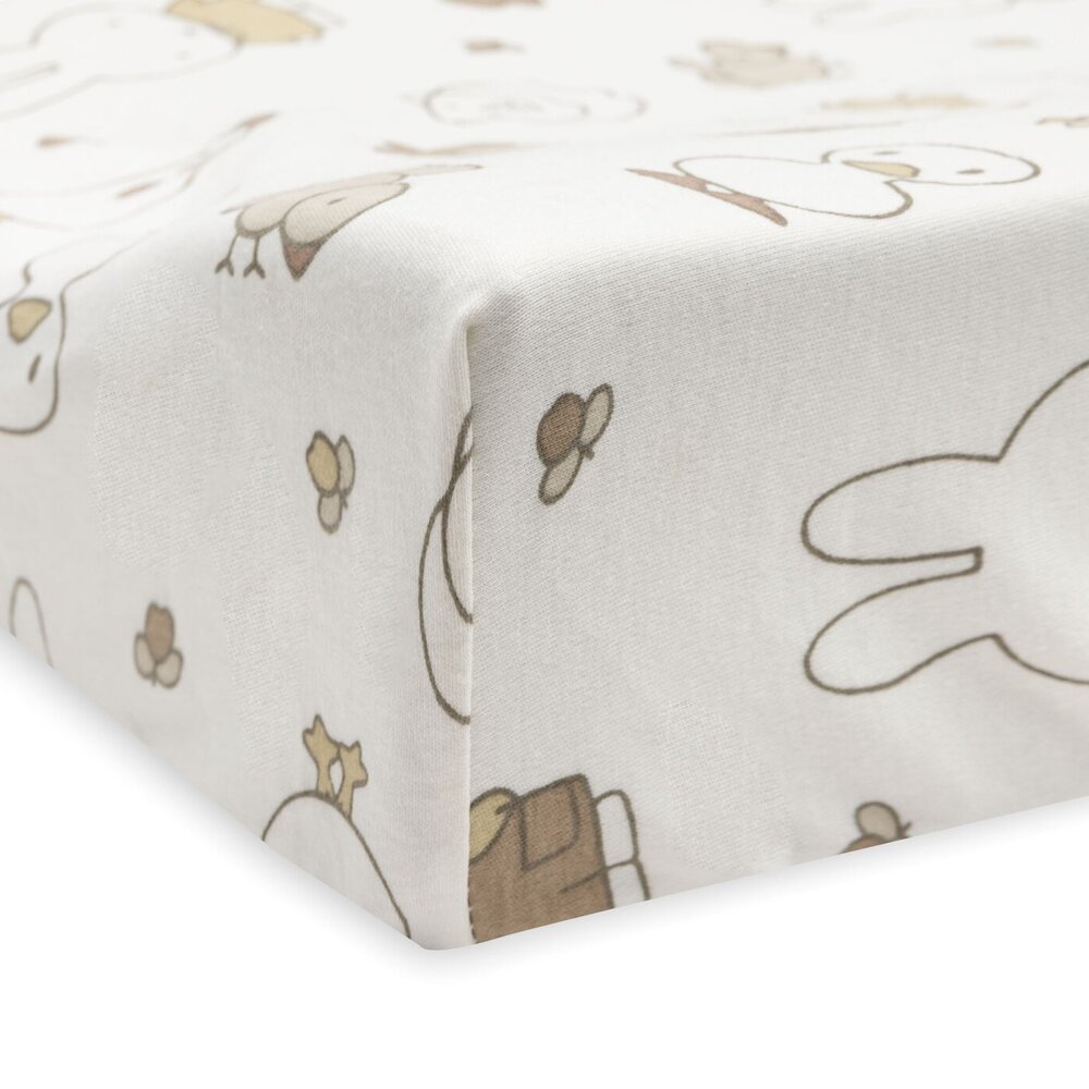 Aankleedkussenhoes Jersey 50x70cm Miffy Family Farm Aankleedkussenhoes Jersey 50x70cm Miffy Family Farm