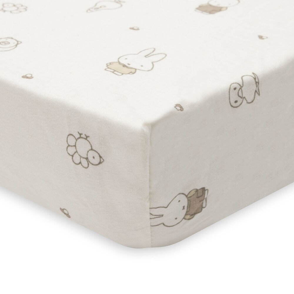 Hoeslaken Jersey 60x120cm Miffy Family Farm Hoeslaken Jersey 60x120cm Miffy Family Farm