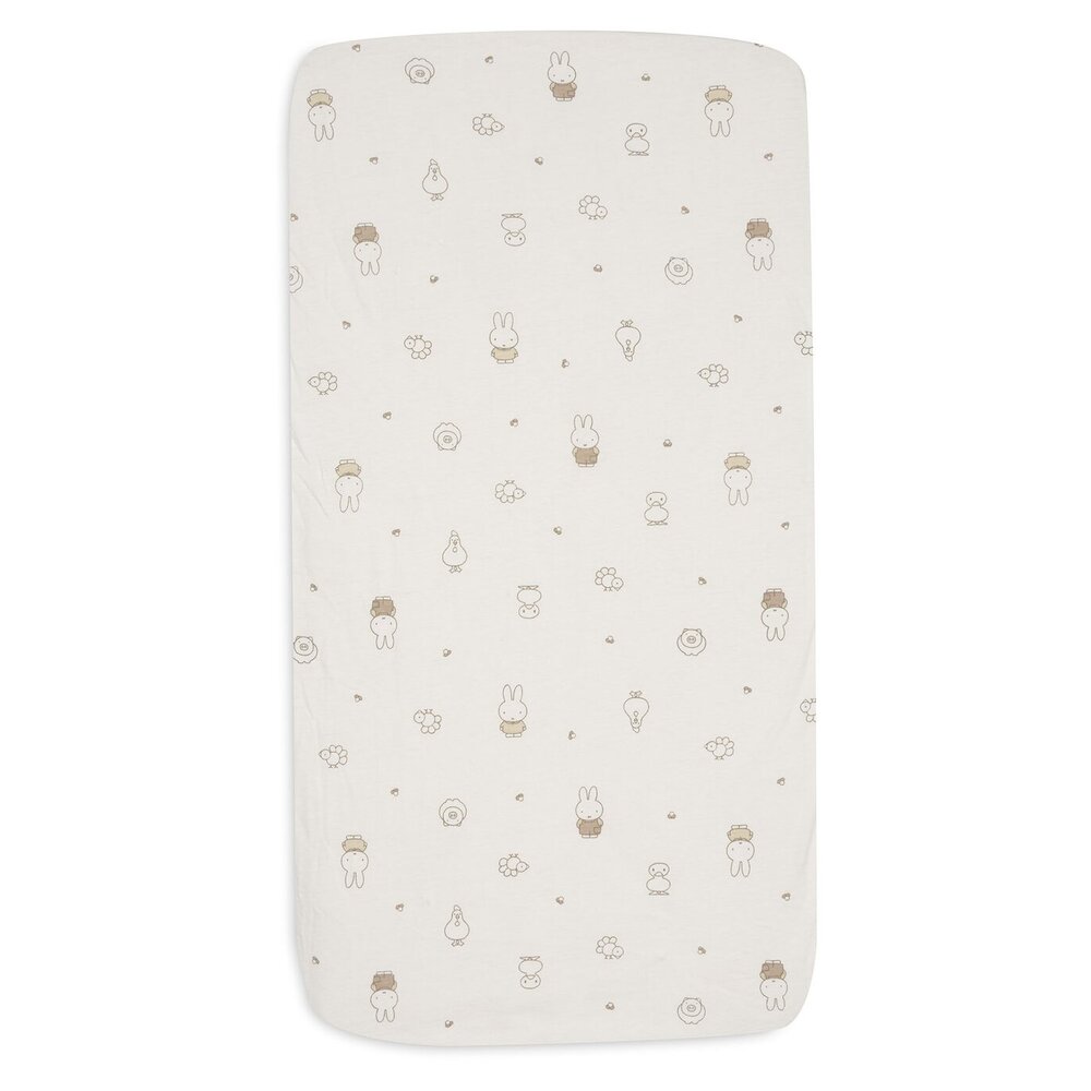 Hoeslaken Jersey 60x120cm Miffy Family Farm Hoeslaken Jersey 60x120cm Miffy Family Farm