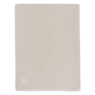 Deken Wieg 75x100cm Basic Knit Oatmeal