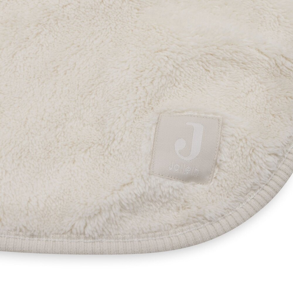 Deken Wieg 75x100cm Reversible Basic Sherpa/Jersey Oatmeal Deken Wieg 75x100cm Reversible Basic Sherpa/Jersey Oatmeal