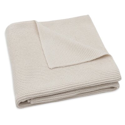 Deken Wieg 75x100cm Basic Knit Oatmeal