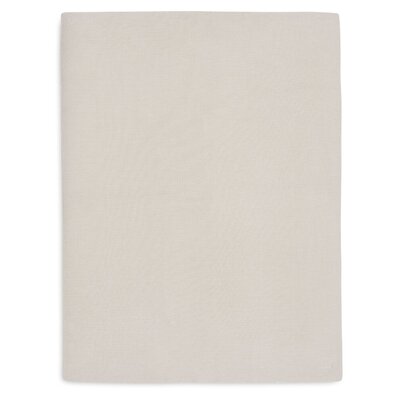Deken Wieg 75x100cm Basic Knit Oatmeal