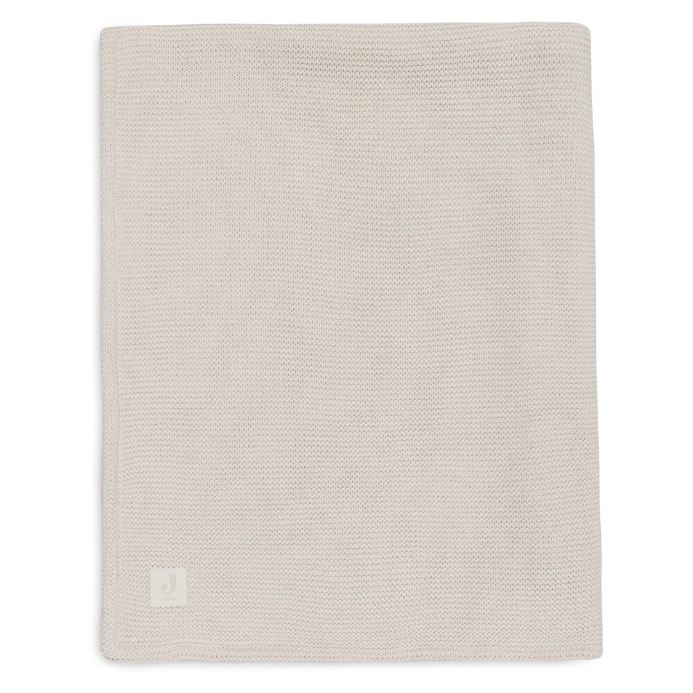 Deken Wieg 75x100cm Basic Knit Oatmeal/Velvet Deken Wieg 75x100cm Basic Knit Oatmeal/Velvet