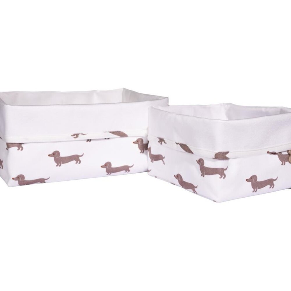 Storage bag set teckel allover powder Storage bag set teckel allover powder