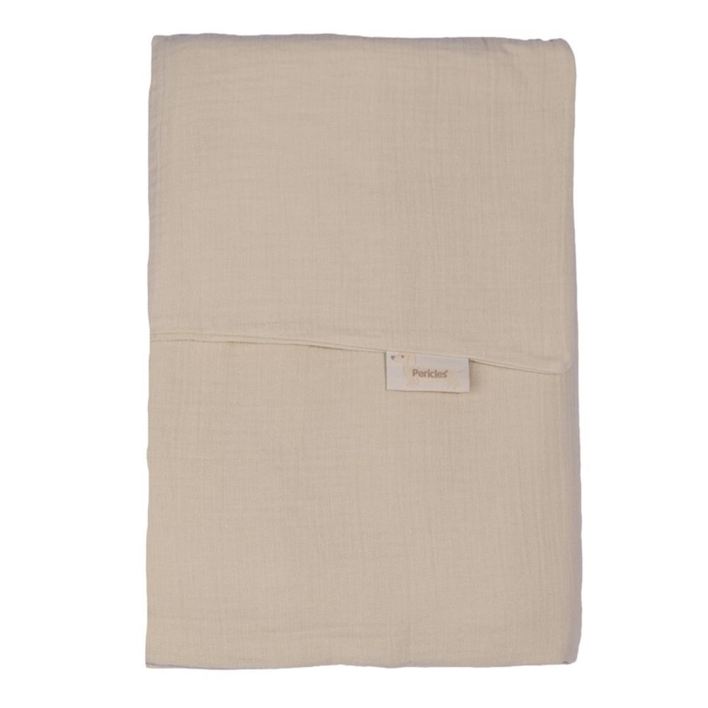 Donsovertrek bed teckel creme