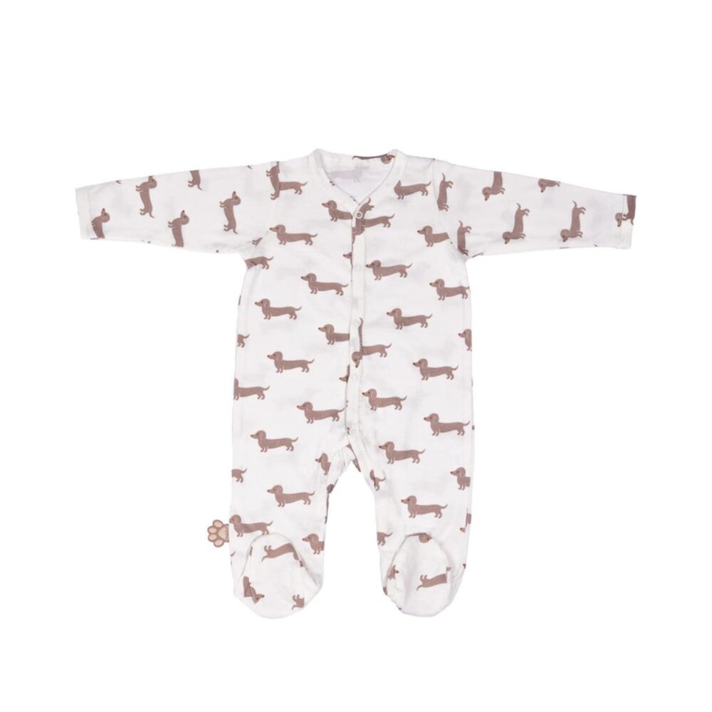 Pyjama 3 m teckel allover powder