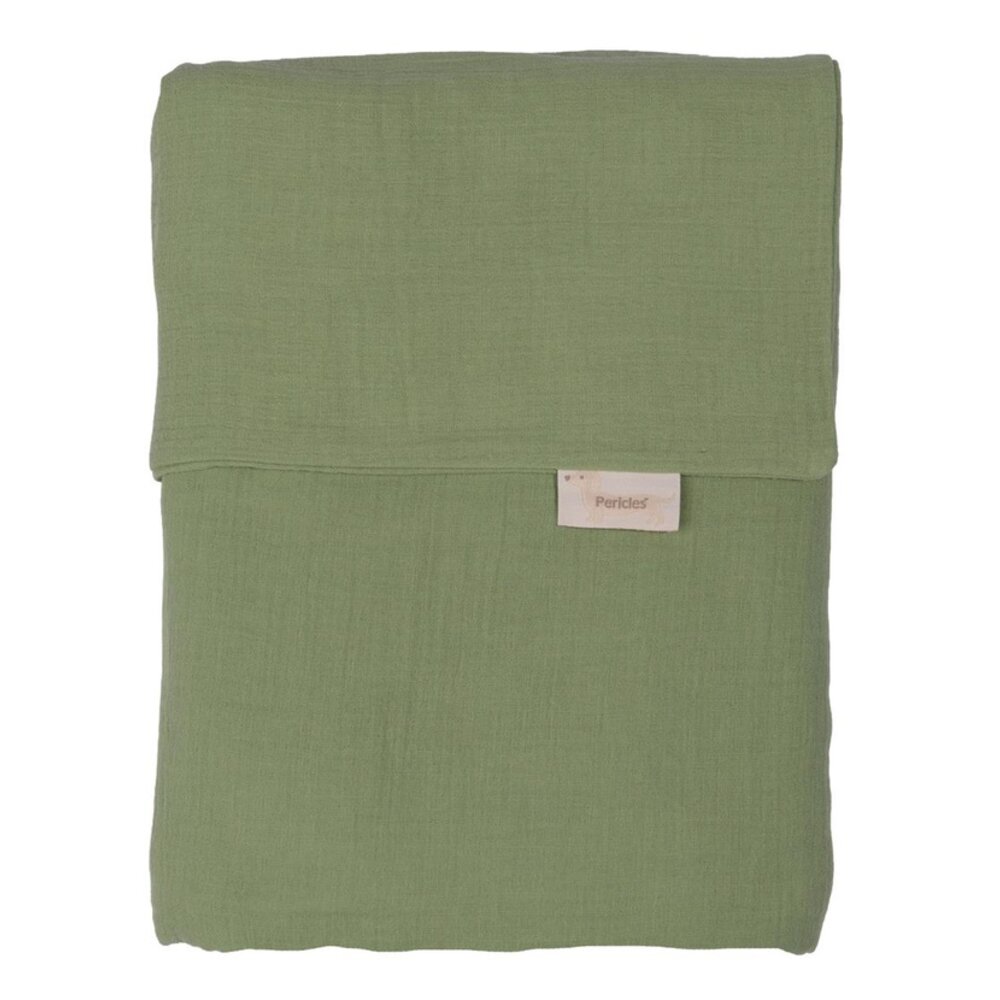 Donsovertrek bed teckel matcha
