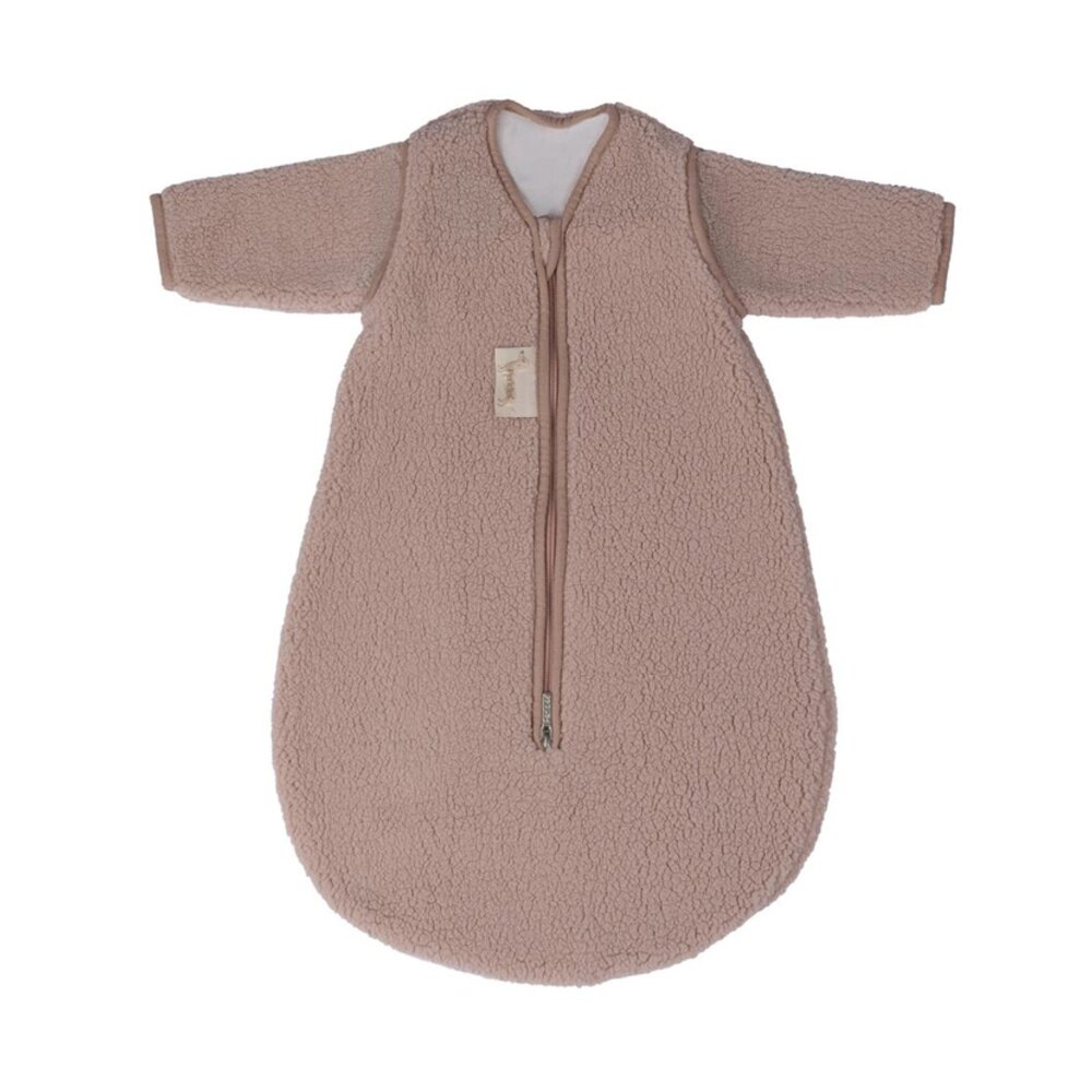 Slaapzak teckel teddy powder 60cm+mouw - autostoel