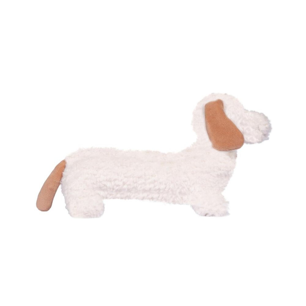 Knuffel teckel taupe 26cm
