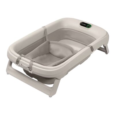 Plooibad indigo Plus + newborn insert Elegance beige