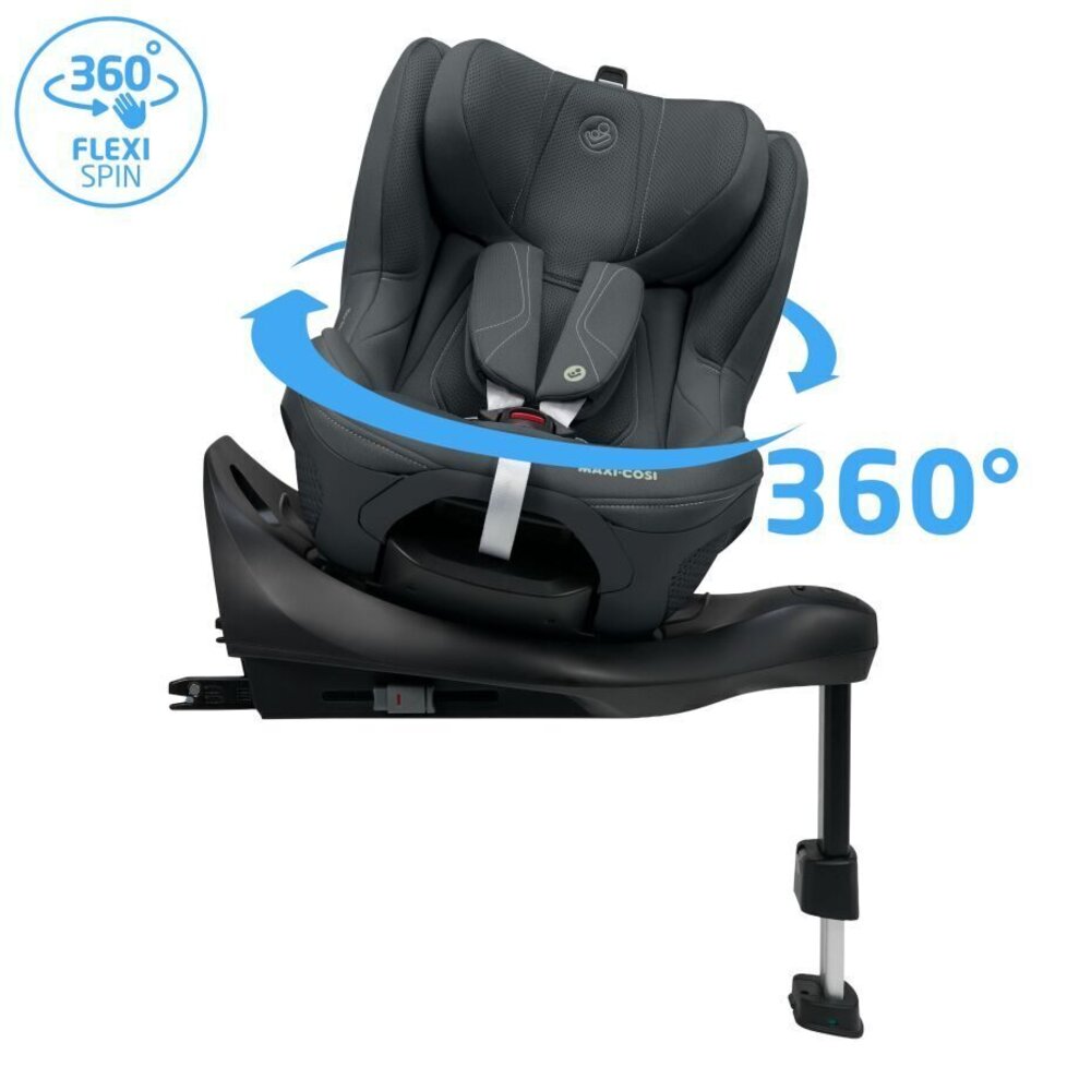 Autostoel Mica 360 plus Authentic Graphite