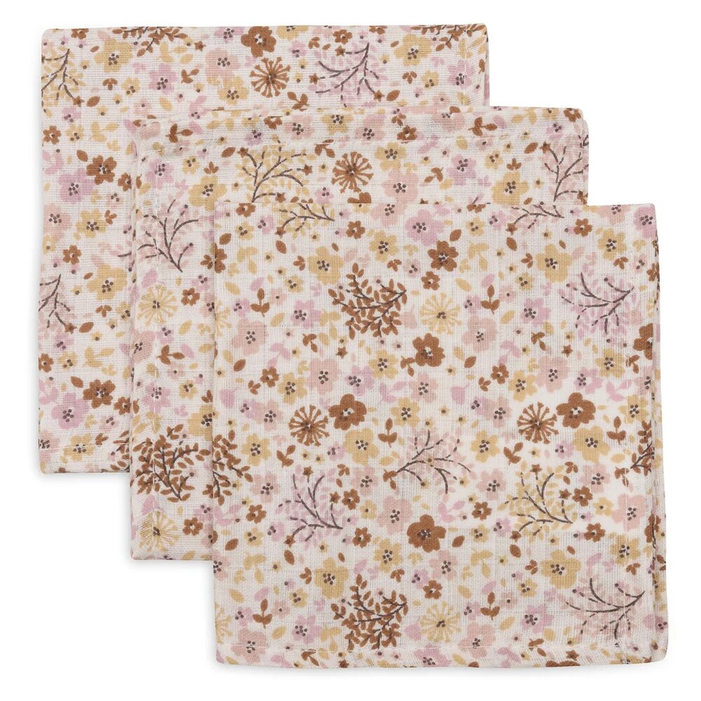 Hydrofiel Monddoekje 31x31cm - 3 stuks Flower Fairies Hydrofiel Monddoekje 31x31cm - 3 stuks Flower Fairies