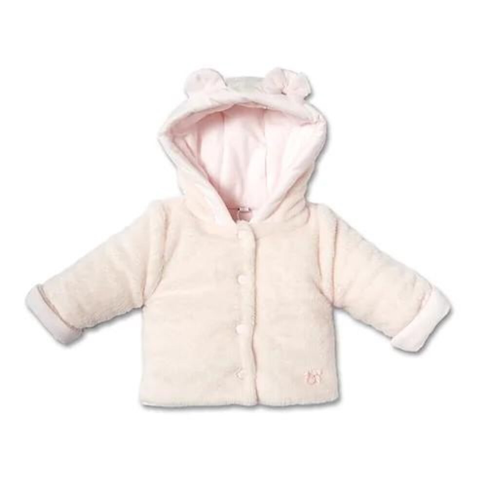 Jasje in pels met oortjes Blush pink