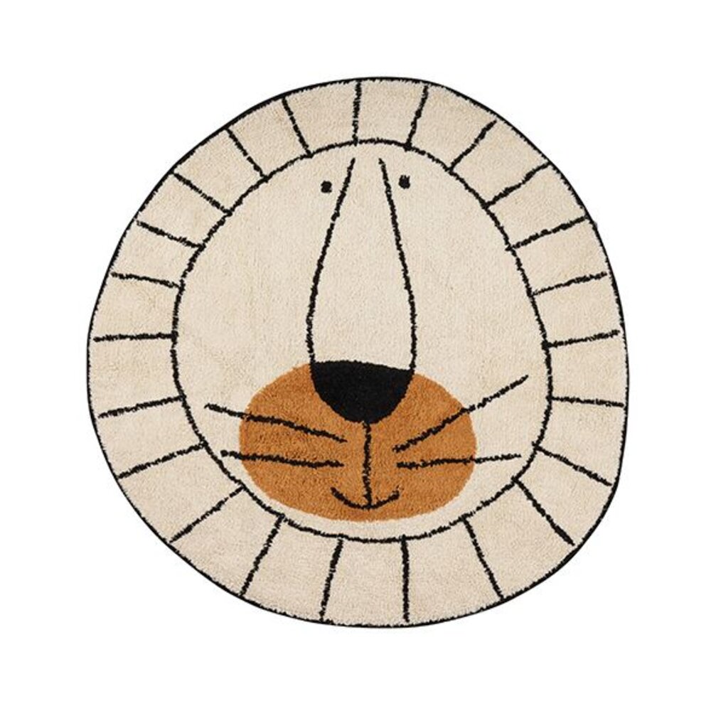 Vloerkleed Lion natural 100x100 (RND) Vloerkleed Lion natural 100x100 (RND)