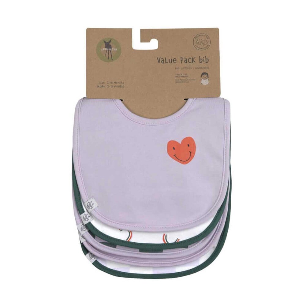 Slabben 5 st Happy Rascals Heart Lavender