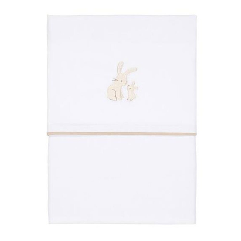 Wieglaken Baby Bunny geborduurd
