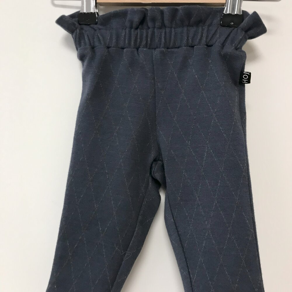 Paperbag Broek Vintage blue diamond