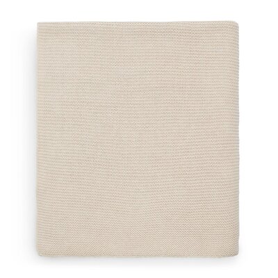 Deken Wieg 75x100cm Basic Knit Nougat