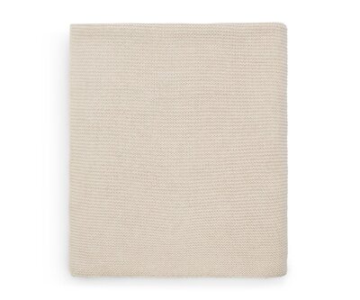 Deken Wieg 75x100cm Basic Knit Nougat