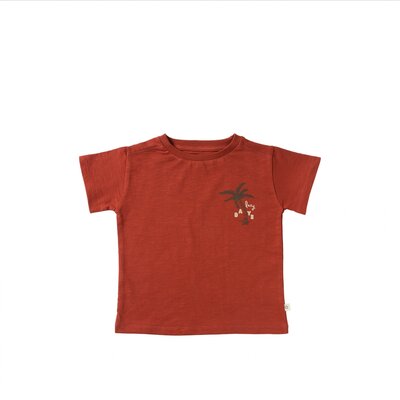 T-shirt Slub Ezra Barn Red