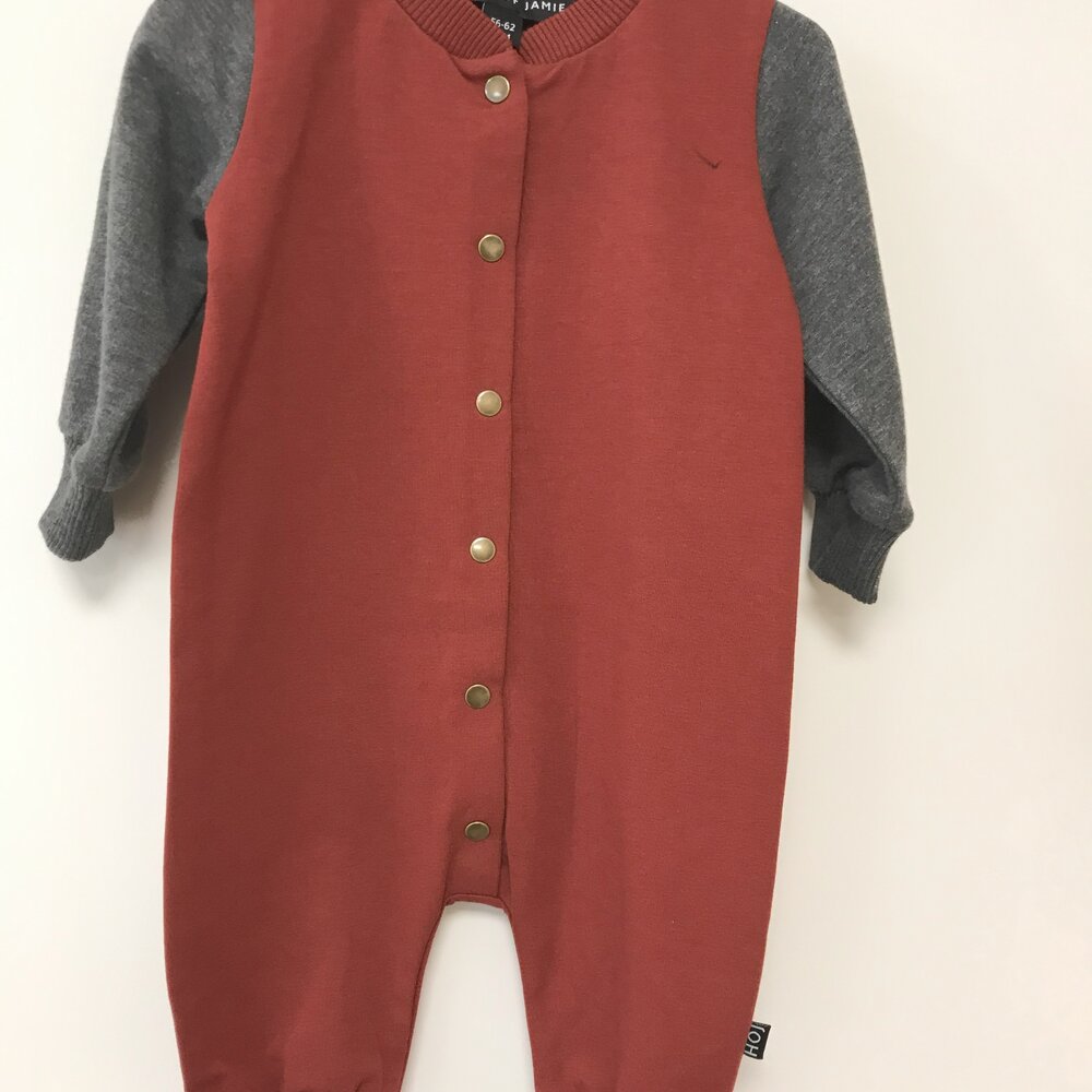Baseball Jumpsuit burgundy