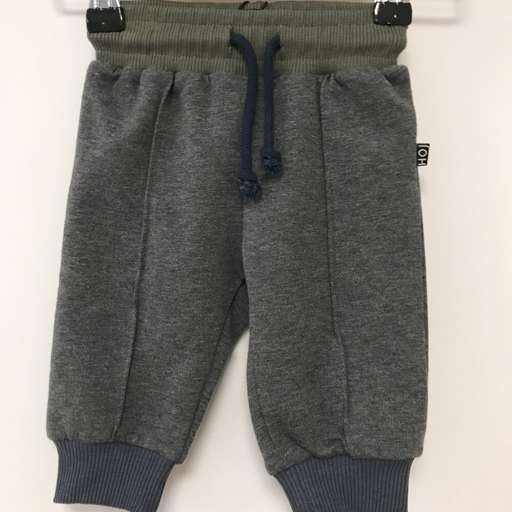 Joggingbroek antracite melange