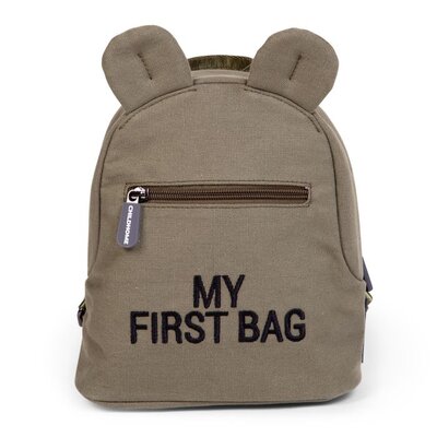 Kids my first bag canvas kaki Kaki