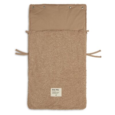 Voetenzak voor Autostoel & Kinderwagen Boucle Biscuit
