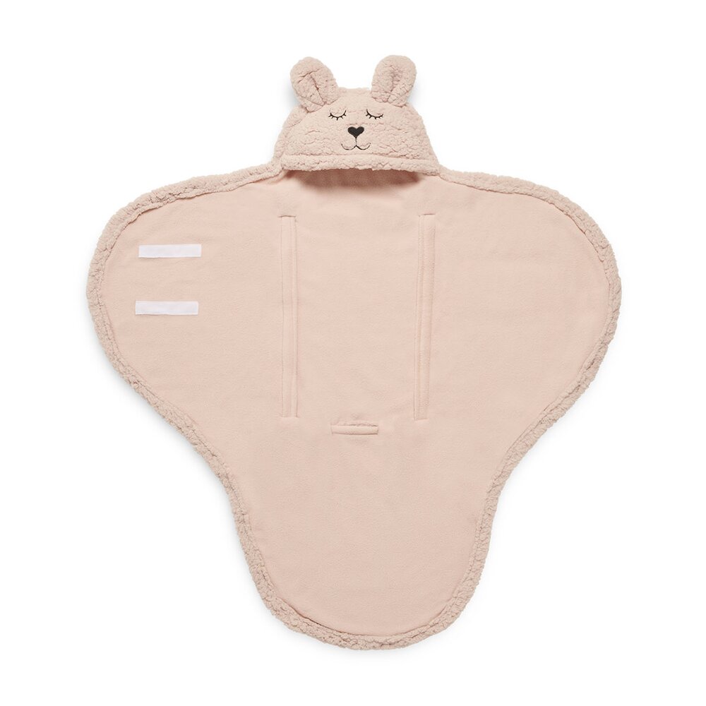 Wikkeldeken bunny Pale pink