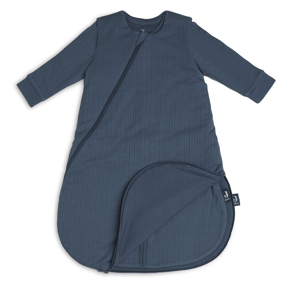 Newborn Slaapzak 4-seizoenen 60cm Basic Stripe Jeans Blue