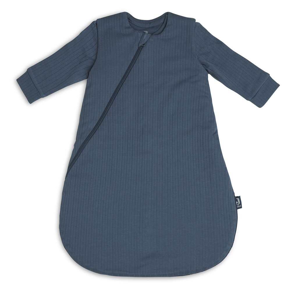 Newborn Slaapzak 4-seizoenen 60cm Basic Stripe Jeans Blue