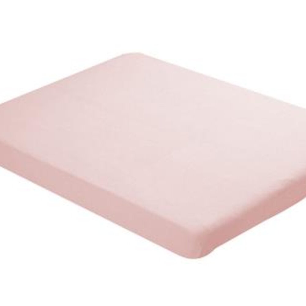 Hoeslaken jersey 75x95cm Oudroze