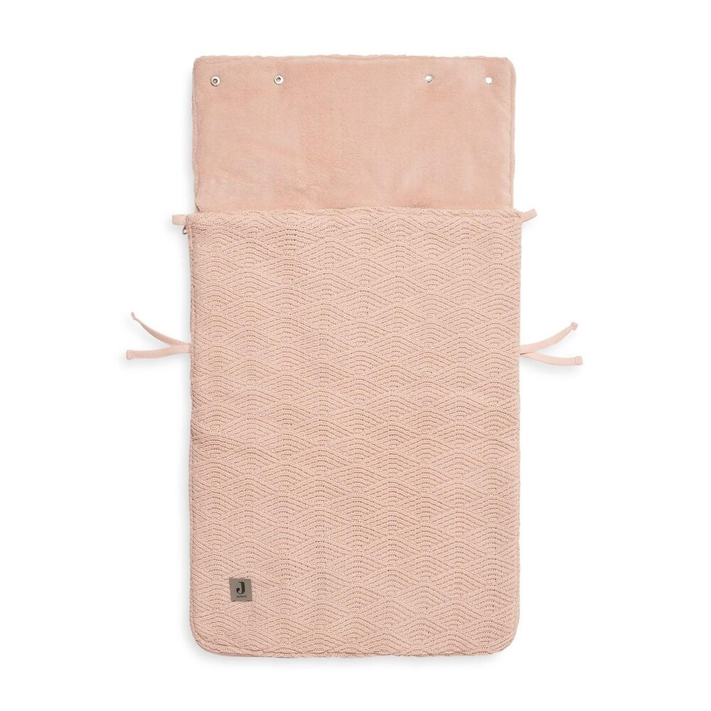 Voetenzak groep 0+ 3/5 punts gordel river knit Pale Pink
