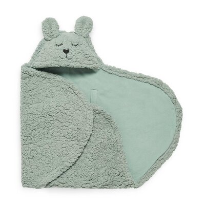 Wikkeldeken bunny Ash Green