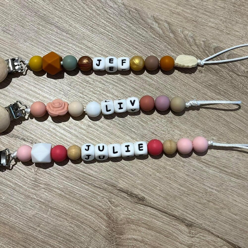 Fopspeenketting met naam