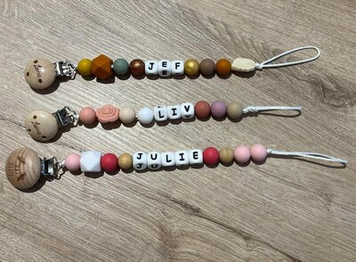 Fopspeenketting met naam