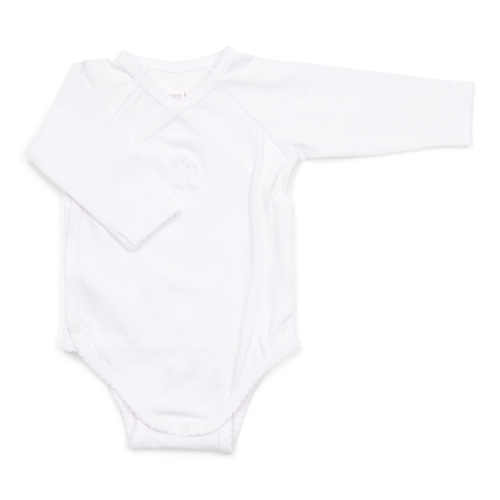Jules Body Lange mouw met overslag White