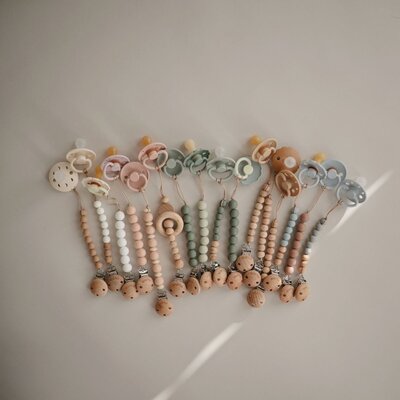 Fopspeenketting HALO Blush