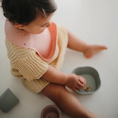 Slab silicone Peach Terrazzo