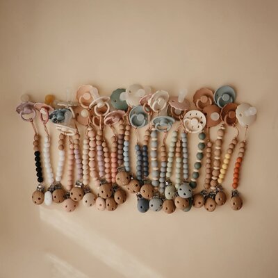 Fopspeenketting LUNA Faux Wood